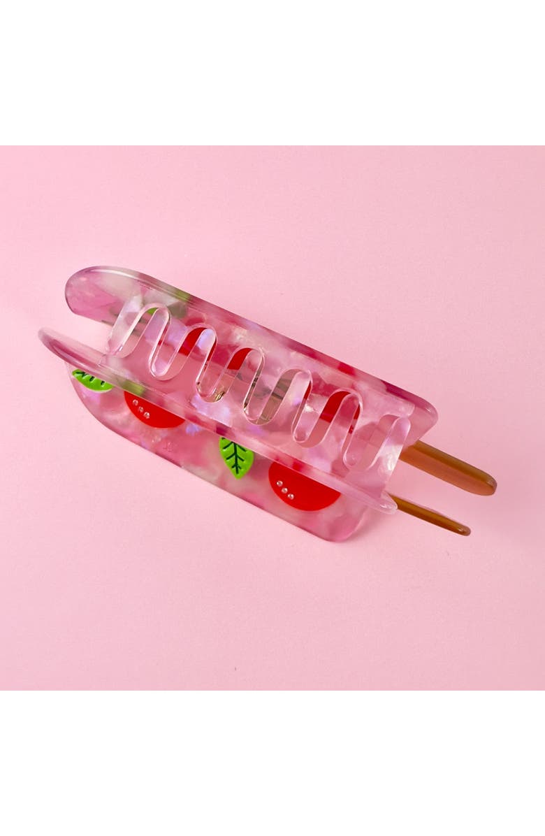 Centinelle Cherry Popsicle Hair Claw, Alternate, color,