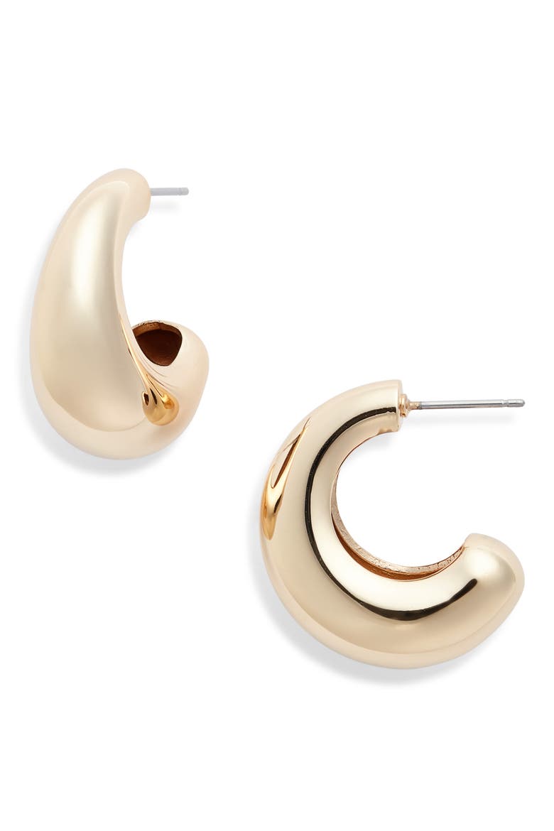 Full Volume Hoop Earrings, Main, color, HIGH POLISH GOLD