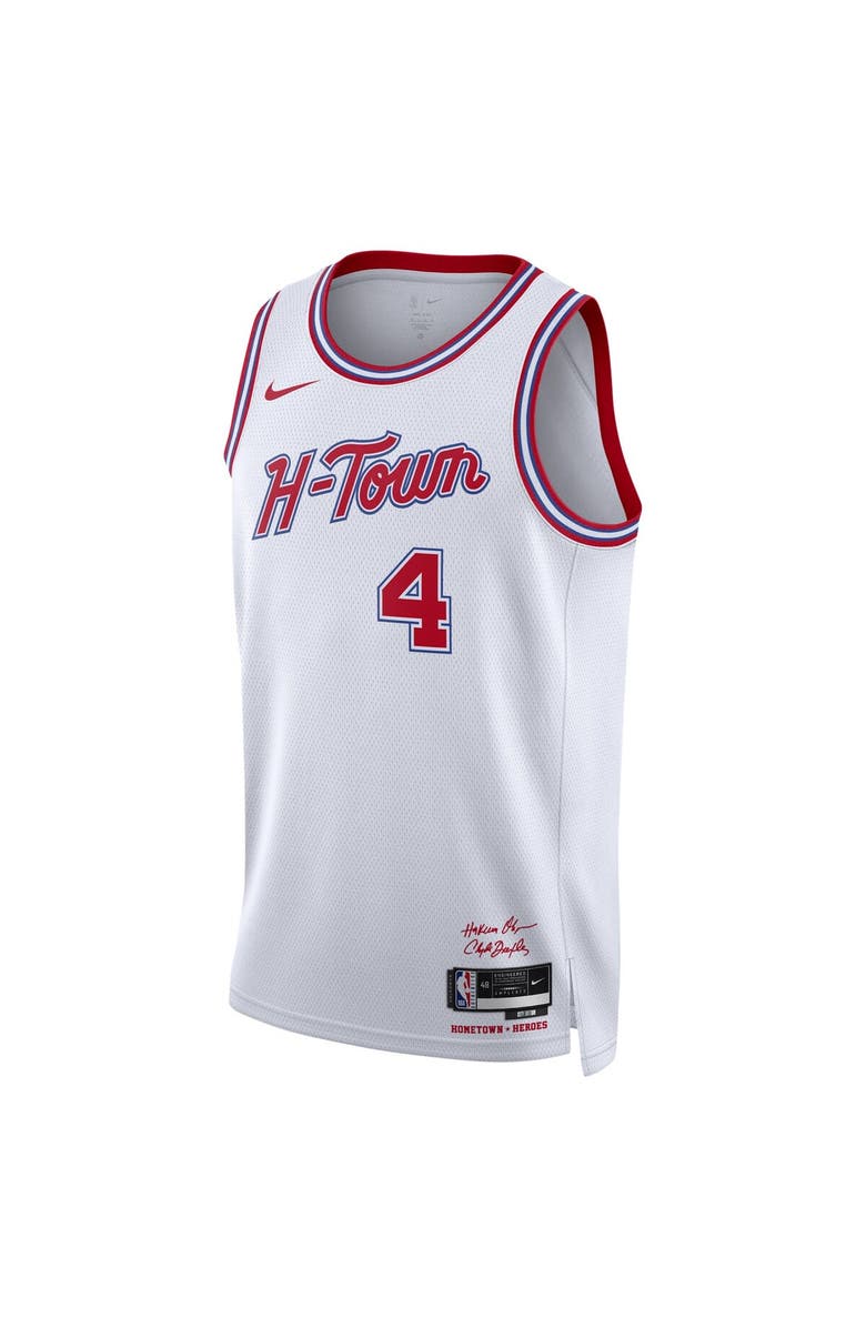 Nike Unisex Nike Jalen Green White Houston Rockets 2023/24 Swingman Jersey - City Edition, Alternate, color, 