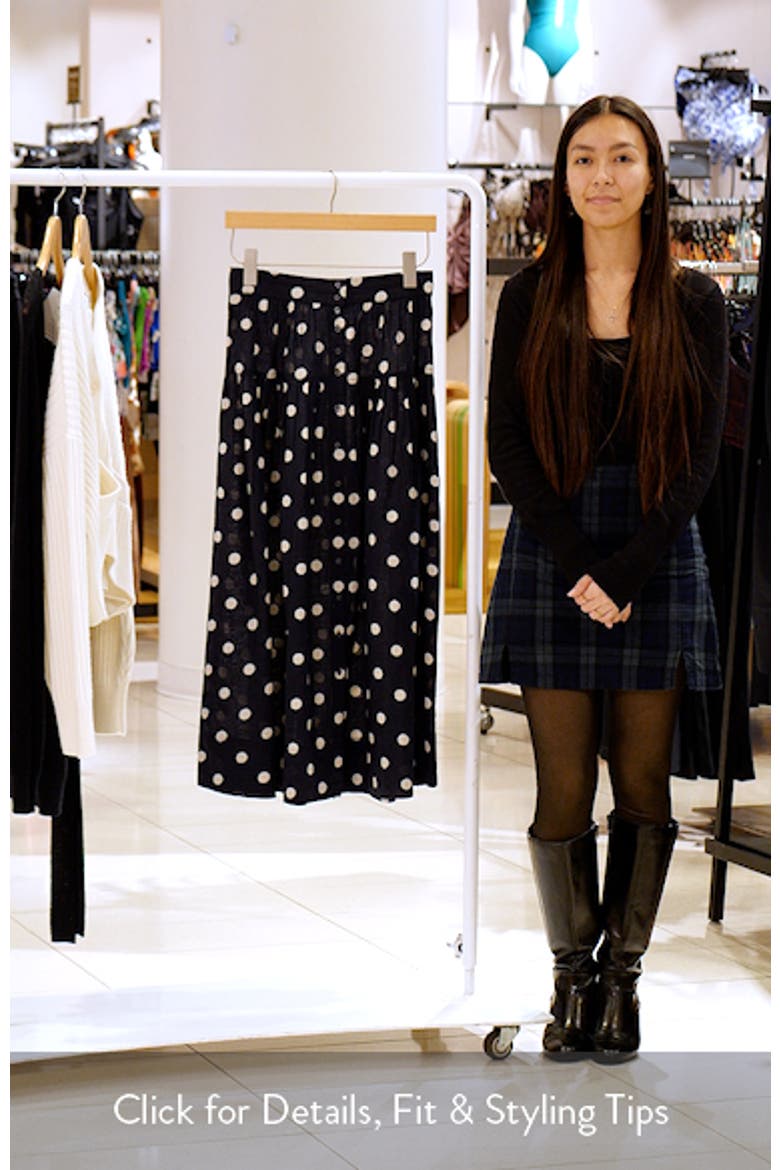 The Highland Polka Dot Cotton Skirt video