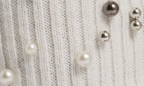 High Heel Jungle Blake Embellished Leg Warmers In White