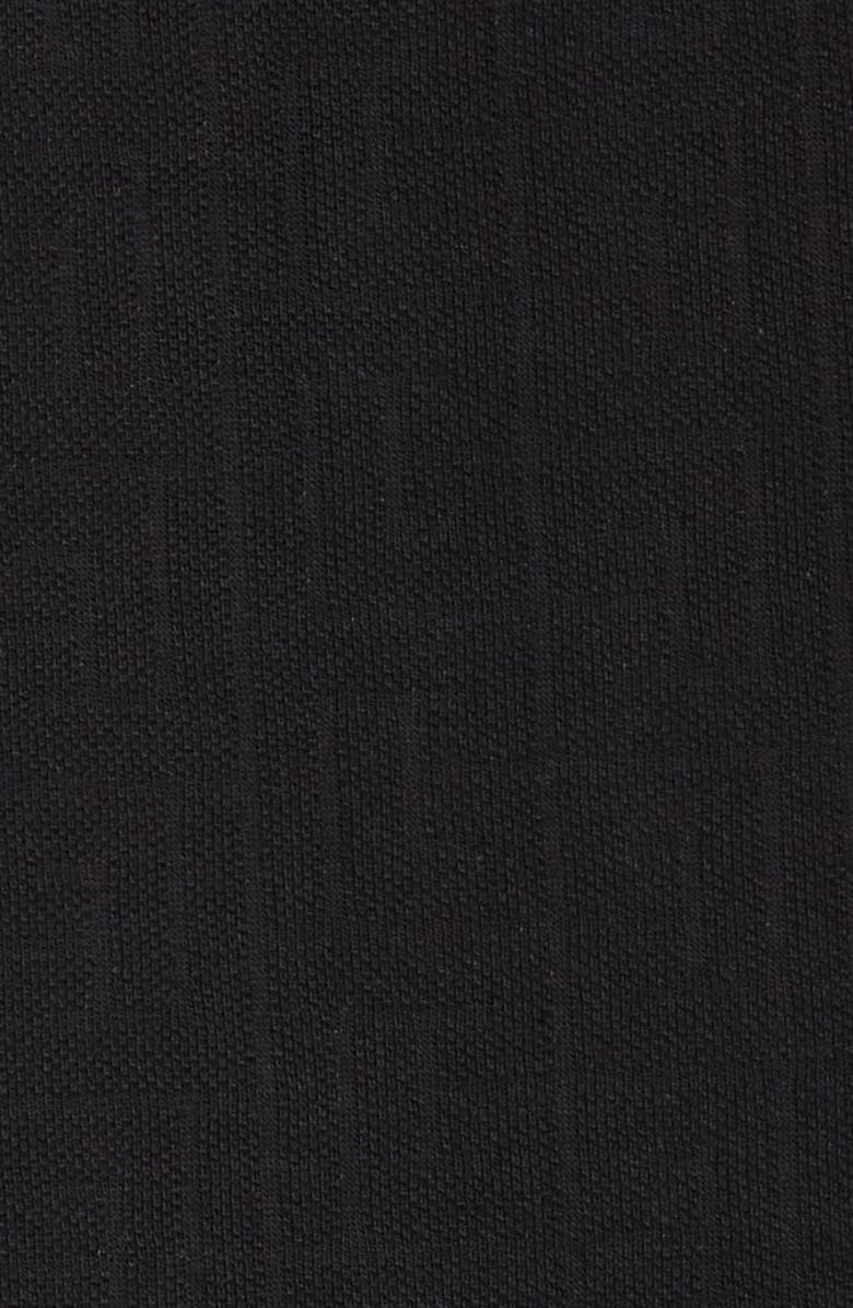 Balmain Monogram Jacquard Stretch Cotton Polo, Alternate, color, 