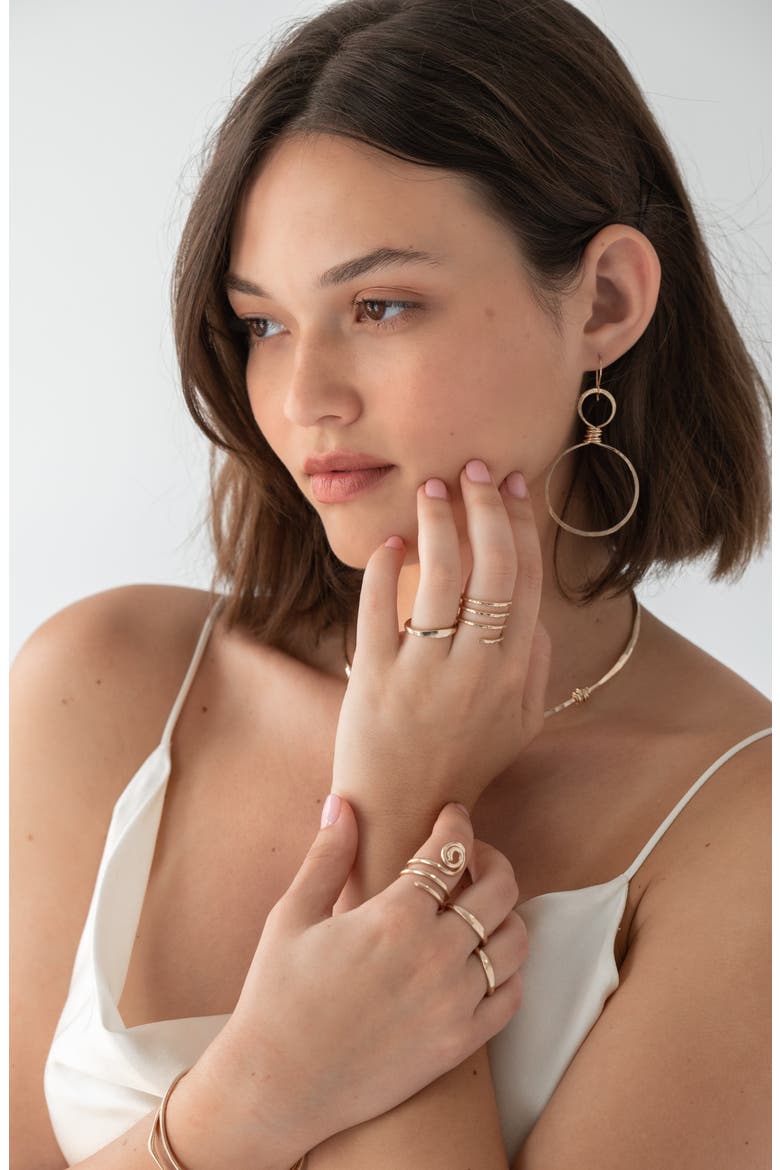 Ionic Ring, Alternate, color, 14K Gold Filled