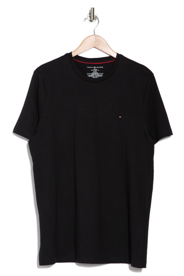 Crew Neck Lounge T-Shirt, Alternate, color, BLACK