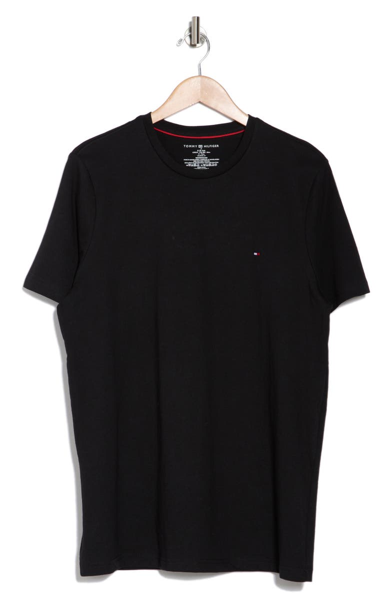 Tommy Hilfiger Crew Neck Lounge T-Shirt, Alternate, color, Black