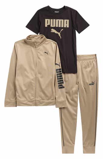 PUMA Kids' Tricot Track Jacket, T-Shirt & Joggers Set