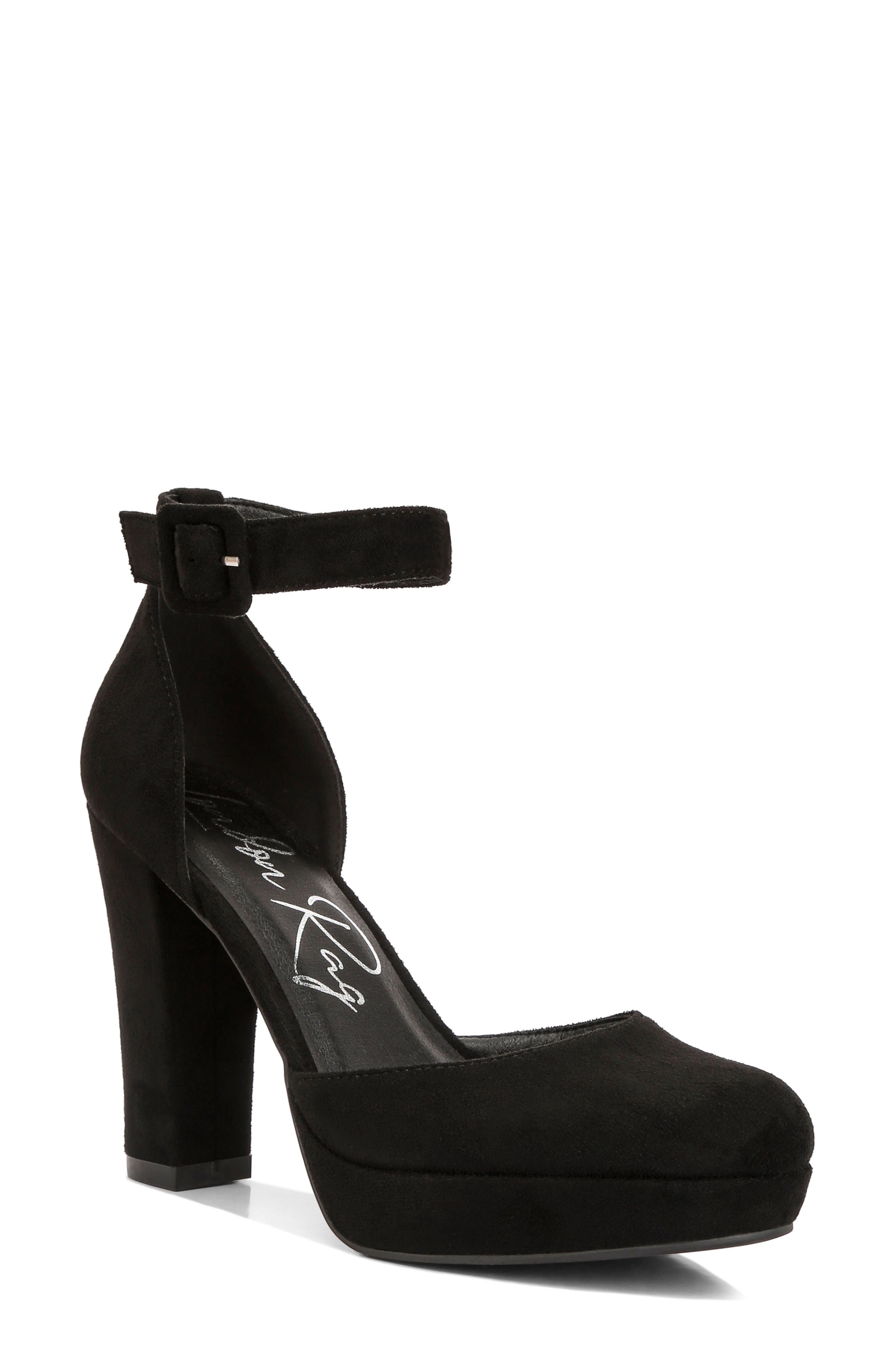 LONDON RAG Inigo Interchangeable Ankle Strap Platform Pump, Main, color, 