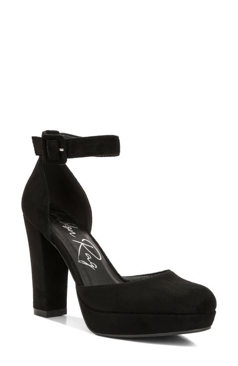 Inigo Interchangeable Ankle Strap Platform Pump