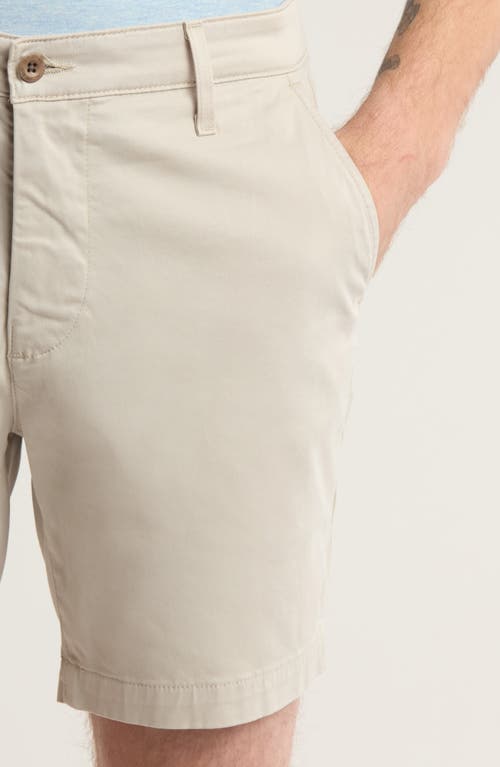 Ag Wanderer Poplin Chino Shorts In White Sesame