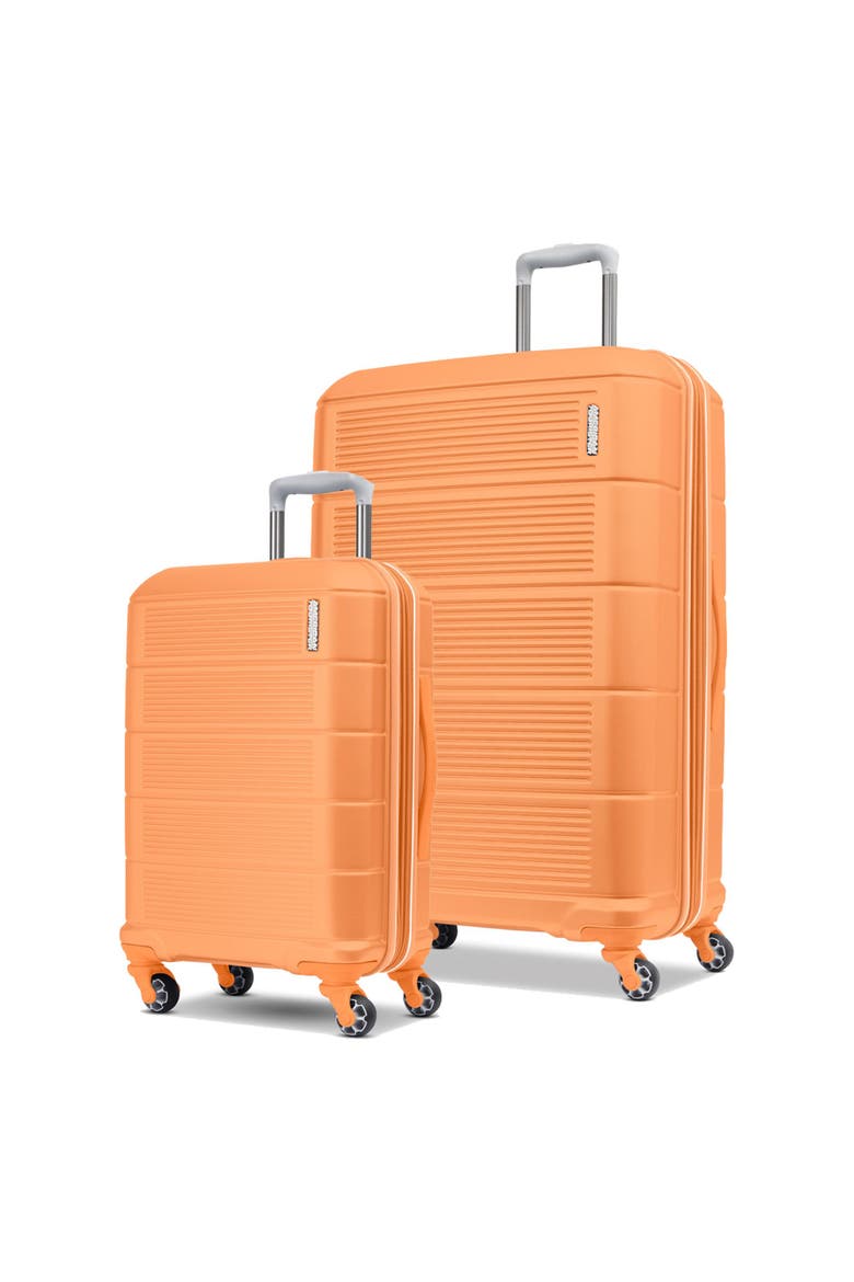 Stratum 2.0 Hardside 2-Piece Spinner Set, Main, color, Papaya