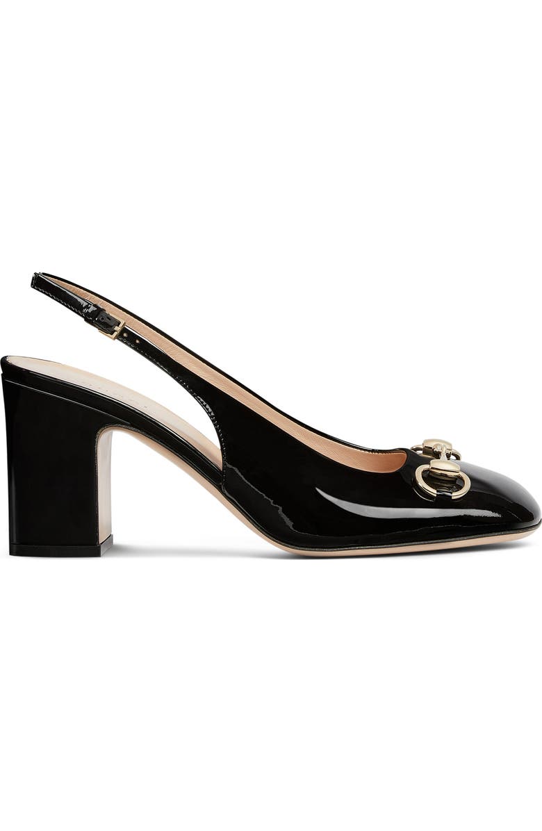 Gucci Lady Horsebit Slingback Pump, Alternate, color,