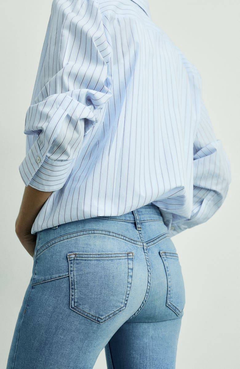 MANGO Low Rise Push-Up Skinny Jeans, Alternate, color,