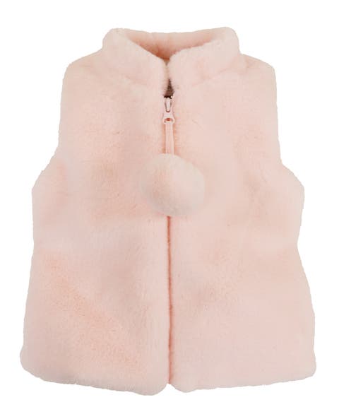 Faux Fur Zip Front Vest (Baby)