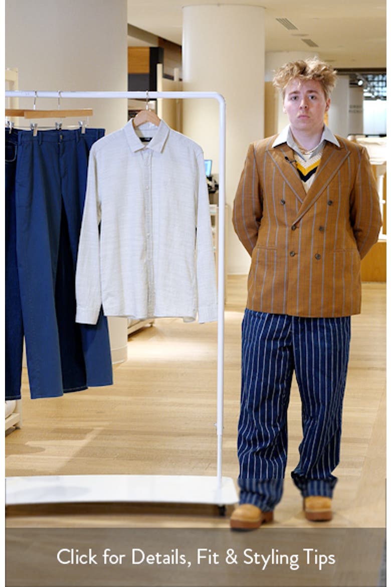 Long Sleeve Cotton Button-Up Shirt video