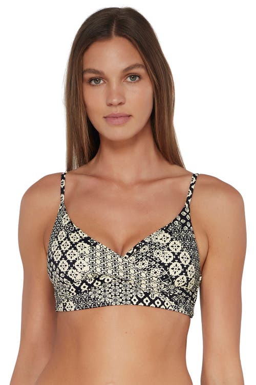 Sunsets Lyla Bralette In Venice Seagrass Texture