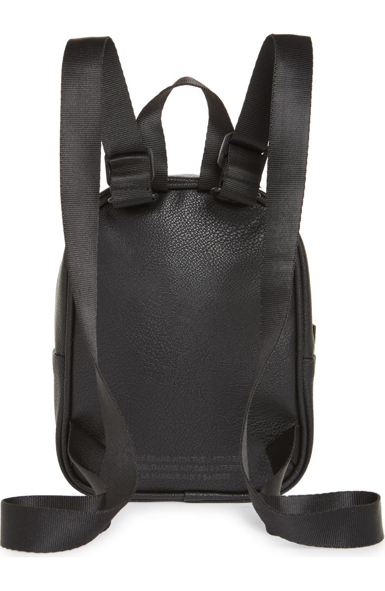 adidas Originals Mini Faux Leather Backpack, Alternate, color,
