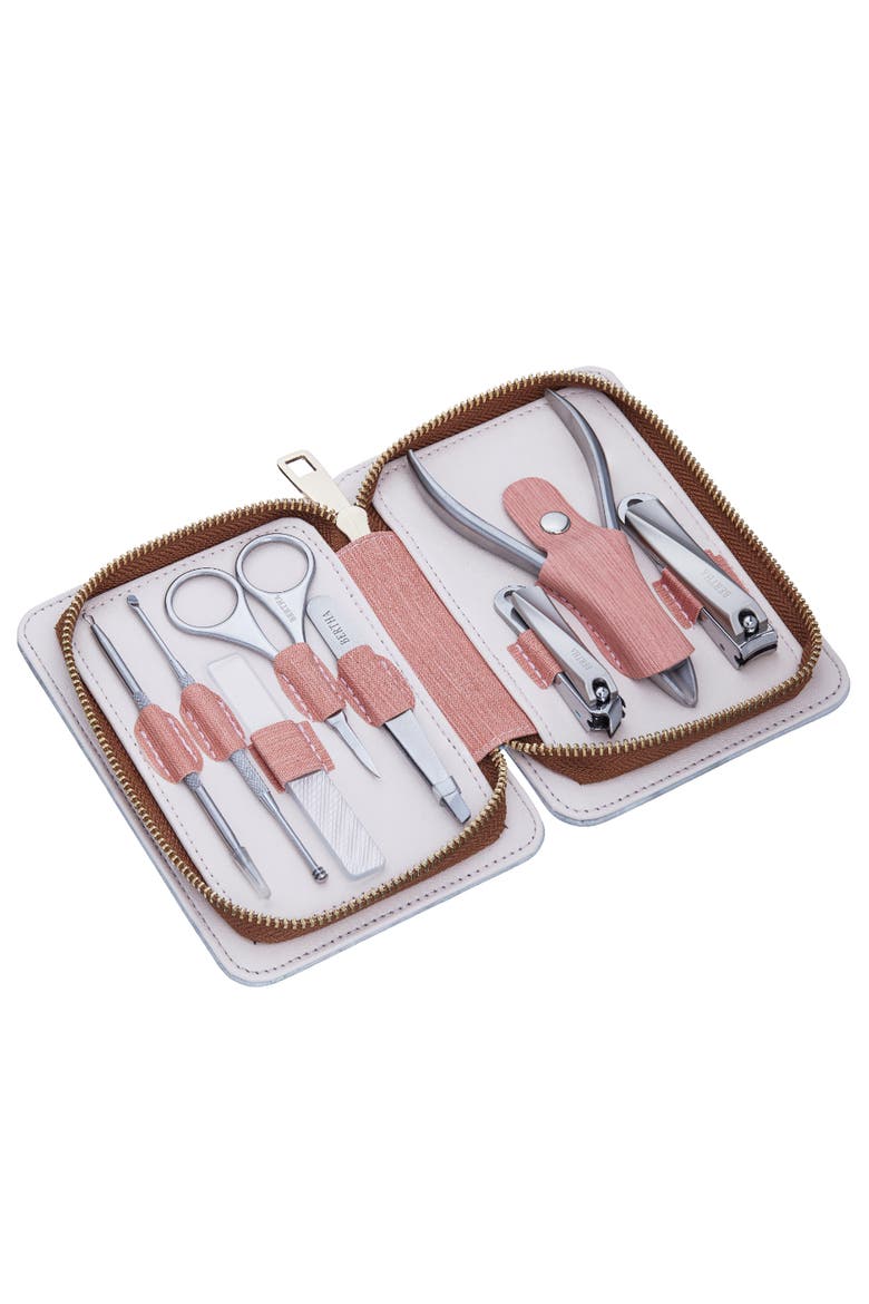 Melina 8 Piece Surgical Steel Groom Kit, Alternate, color, Grey