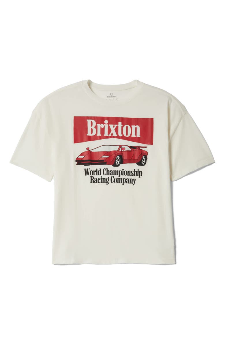 Brixton World Champion Oversize Cotton Graphic T-Shirt, Alternate, color, 