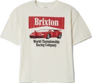 Brixton World Champion Oversize Cotton Graphic T-Shirt