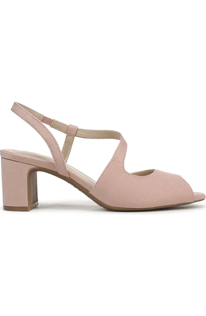 LifeStride Theo Slingback Peep Toe Pump, Alternate, color, True Blush