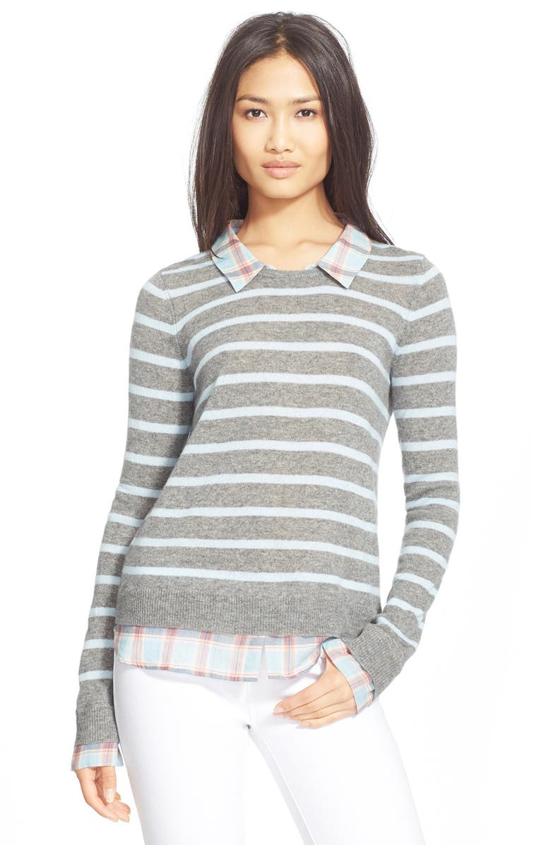 Joie 'Rica F' Stripe Cashmere Sweater, Main, color, 