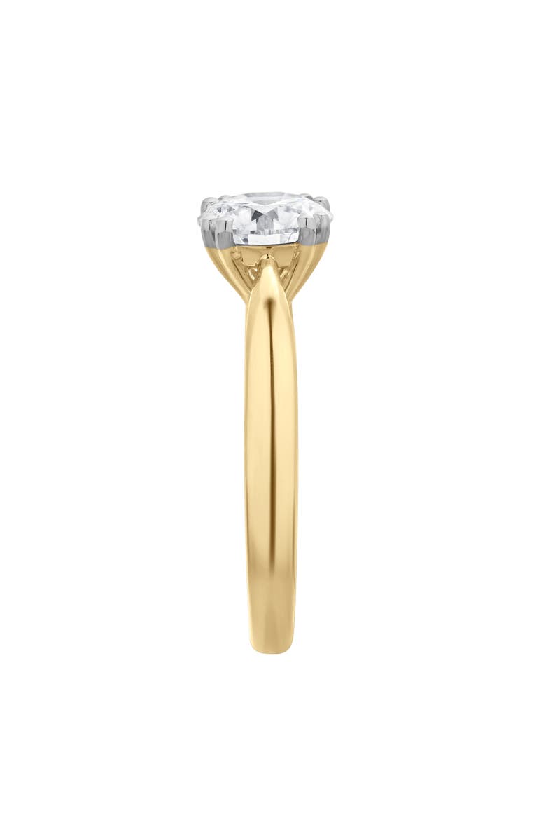 Velora 14K Gold Round Lab Grown Diamond Solitaire Ring - 1.5 Ct, Alternate, color, 14K Yellow Gold