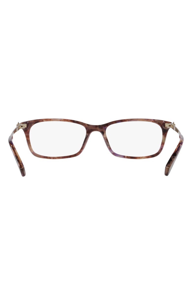 COACH 50mm Rectangular Optical Glasses, Alternate, color, 