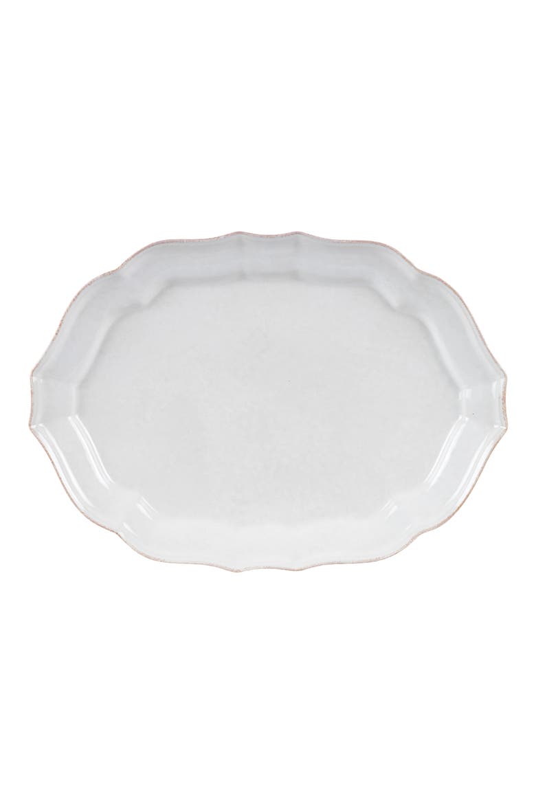 Impressions Large Oval Platter, Main, color, WHITE