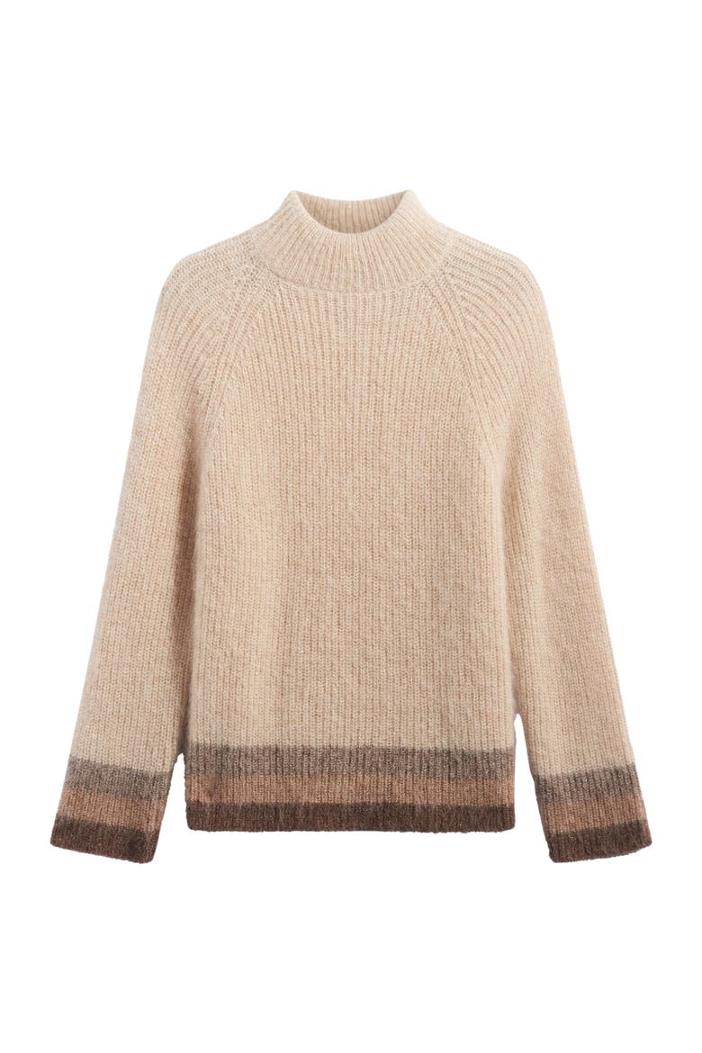 Rola Funnel Neck Sweater, Alternate, color, Pink Beige