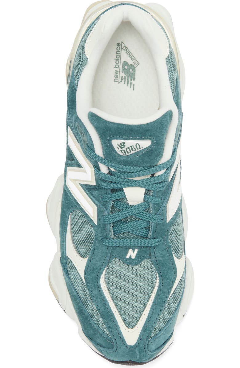 New Balance Gender Inclusive 9060 Sneaker, Alternate, color, New Spruce/ Angora