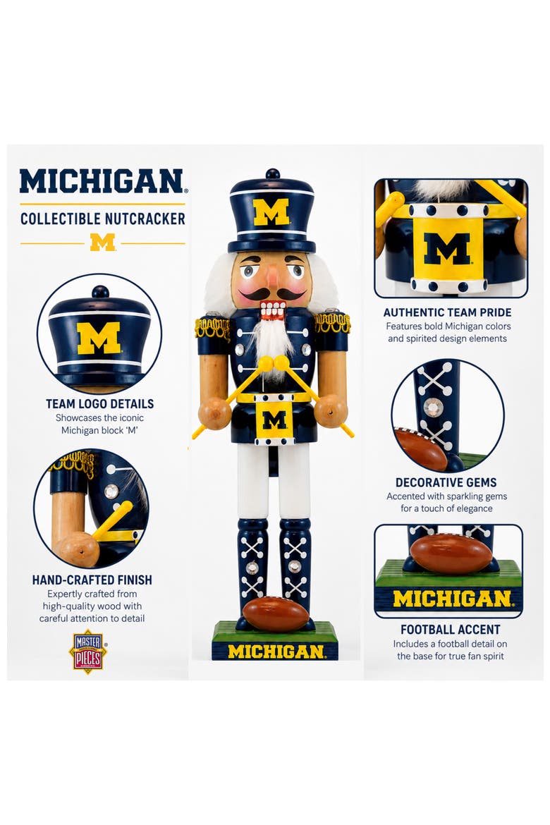 Michigan Wolverines Nutcracker, Alternate, color, Multicolor