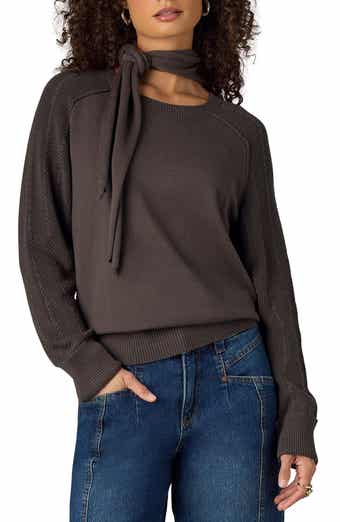 Tie Neck Sweater