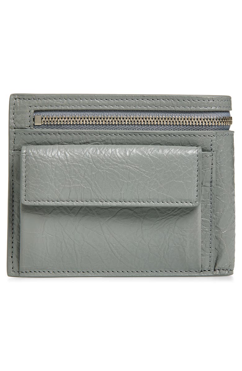 Balenciaga Superbusy Square Folded Wallet, Alternate, color, 1108 Balenciaga Grey