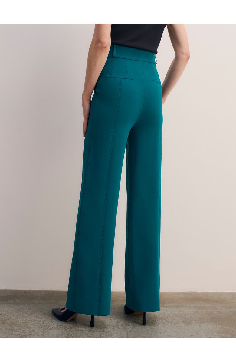 The Fold Liora Sculpt Knit Pants, Alternate, color, Blue