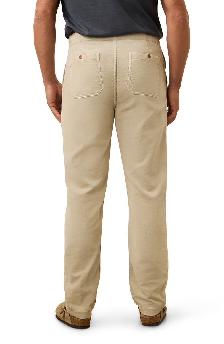 Faherty Corduroy Utility Pants, Alternate, color, Tundra Stone