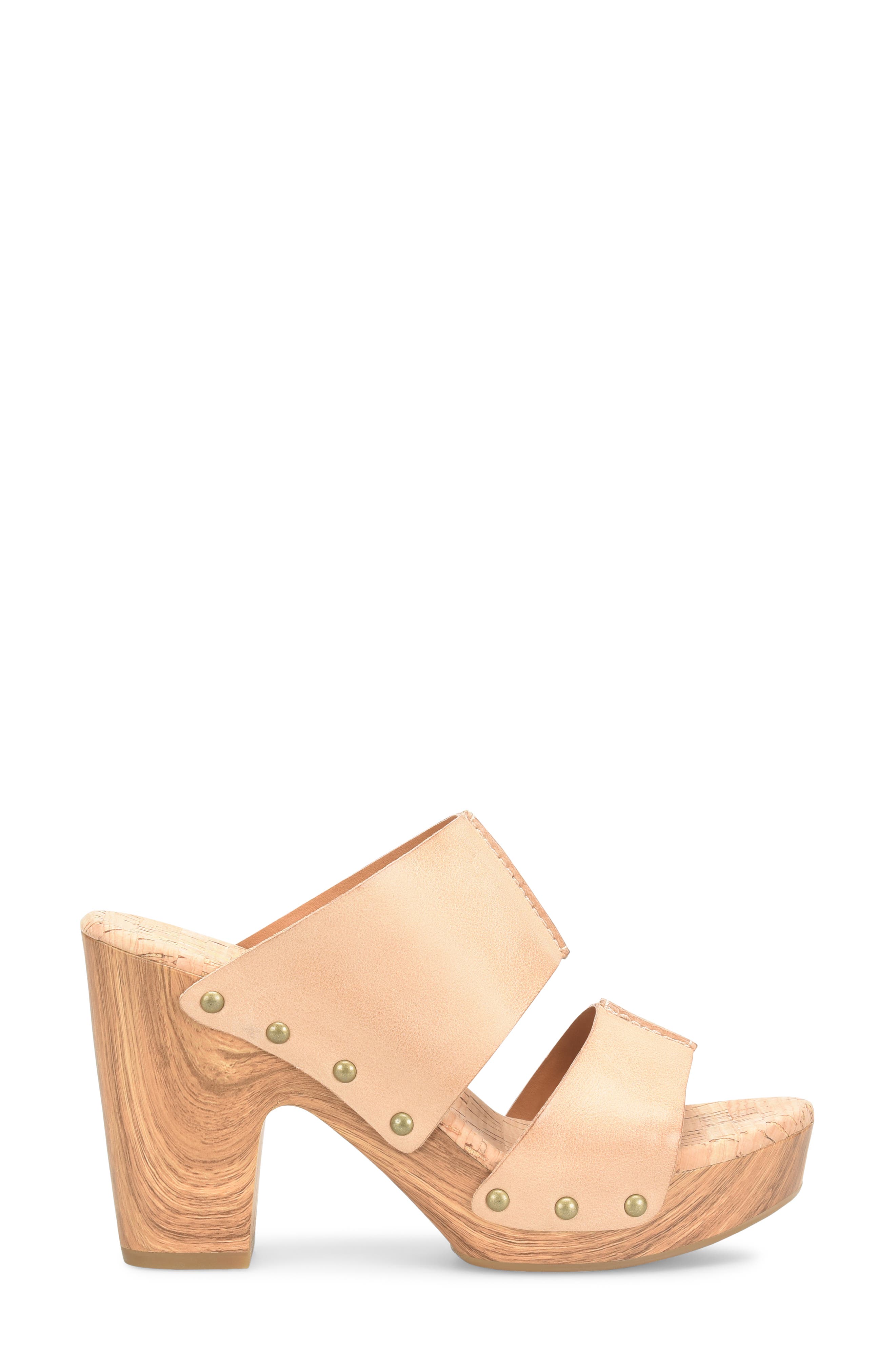 Darra Leather Platform Sandal, Alternate, color, NATURAL F/ G