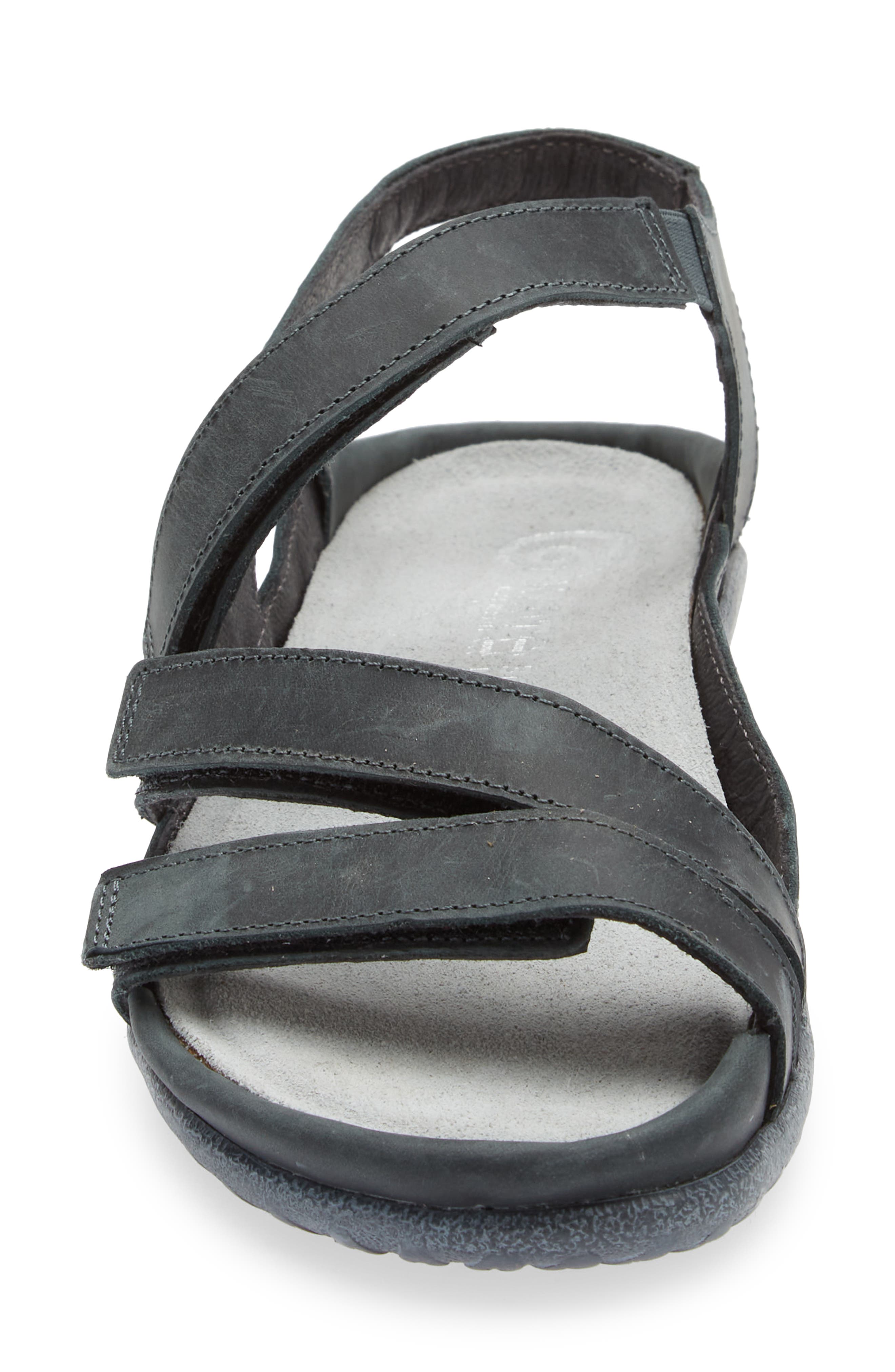 Naot Whetu Water Repellent Sandal, Alternate, color, Oily Shadow Nubuck