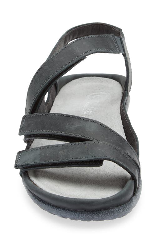 Naot Whetu Water Repellent Sandal In Oily Shadow Nubuck