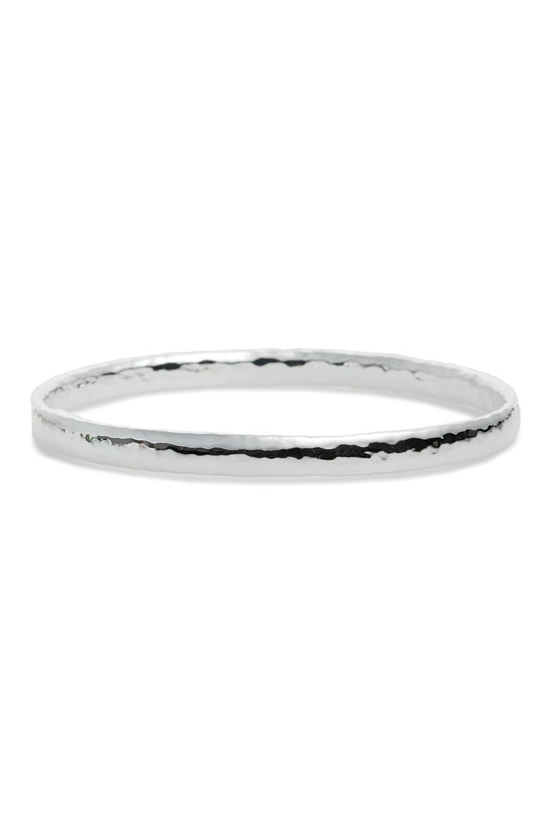 Glamazon Sterling Silver Bangle, Main, color, SILVER