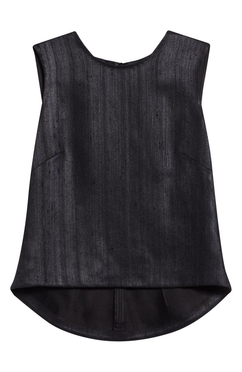 PARTOW Nami Sleeveless Silk Blend Shell, Alternate, color, Black