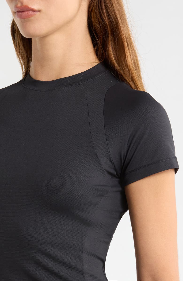 NikeSKIMS Airy Baby Tee, Alternate, color, Nike Skims Obsidian