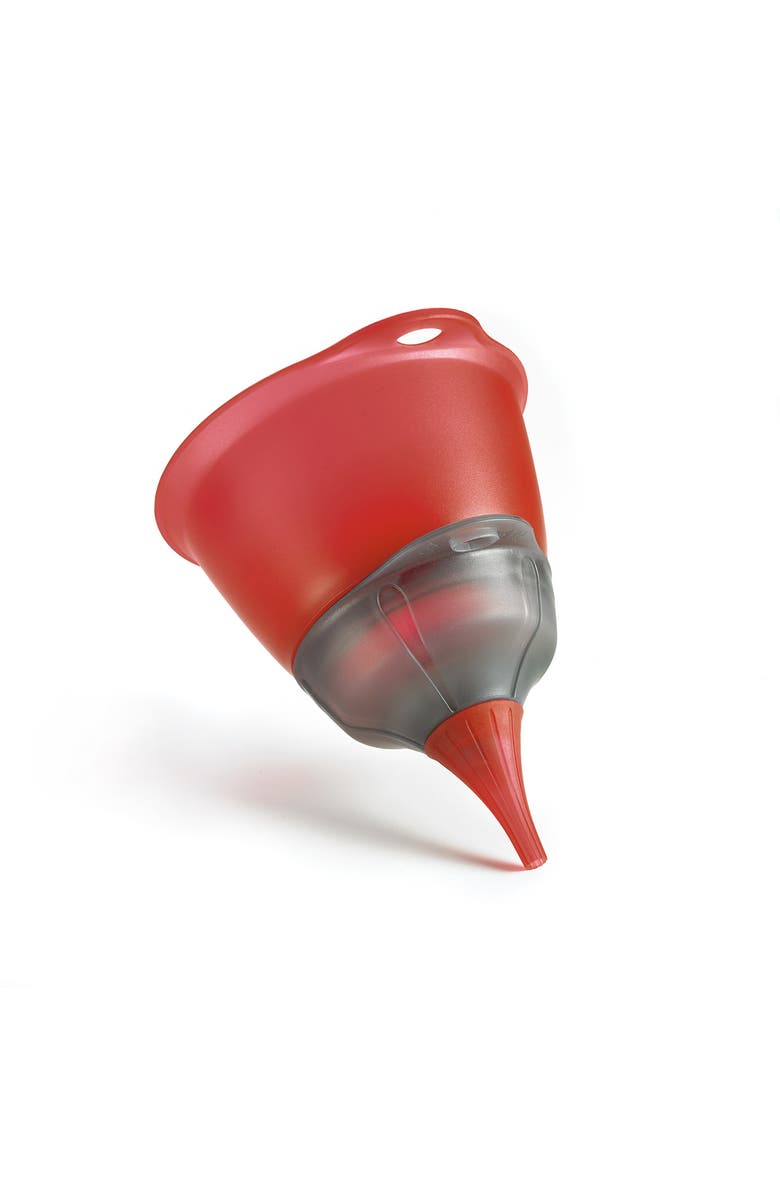 CUISIPRO 3-in-1 Funnel, Main, color, Red