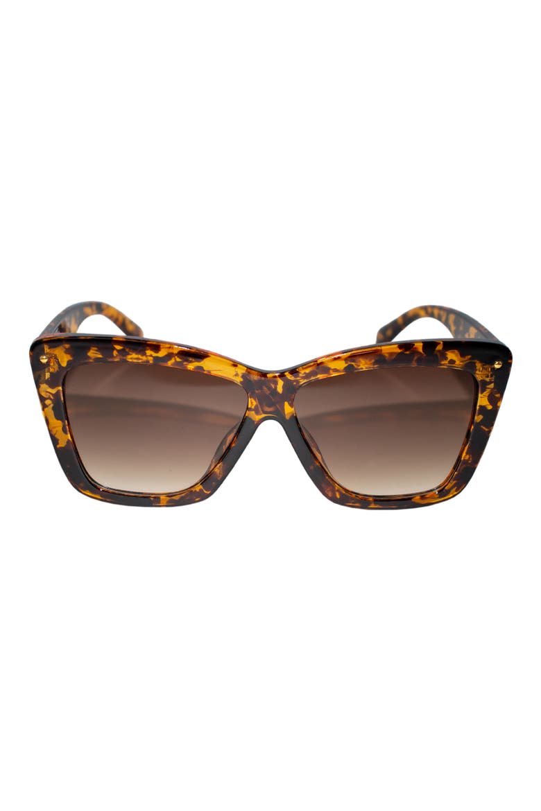 Willow 57mm Polarized Cat Eye Sunglasses, Main, color, TORTE/ BROWN