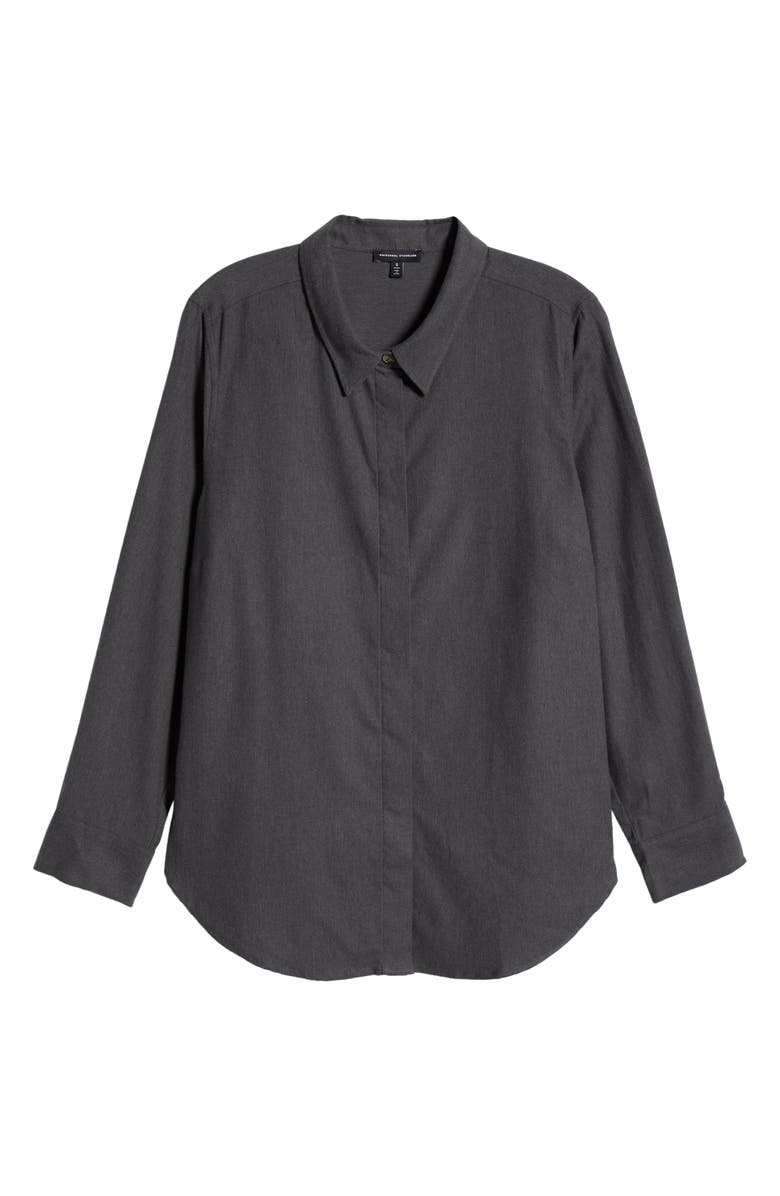 Universal Standard Elbe Classic Fit Stretch Cotton Flannel Button-Up Shirt, Alternate, color, 