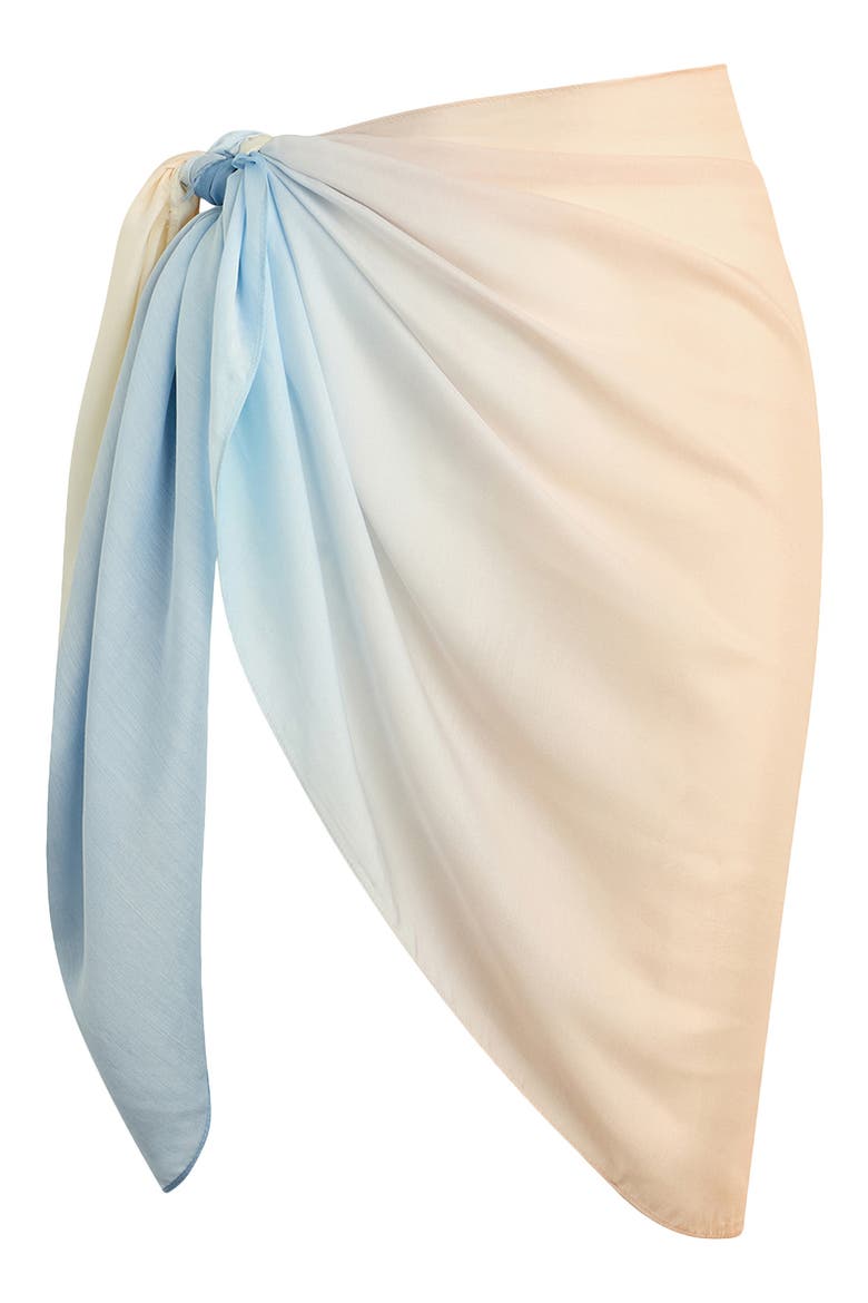 The Ombré Scarf, Alternate, color, IVORY MULTI