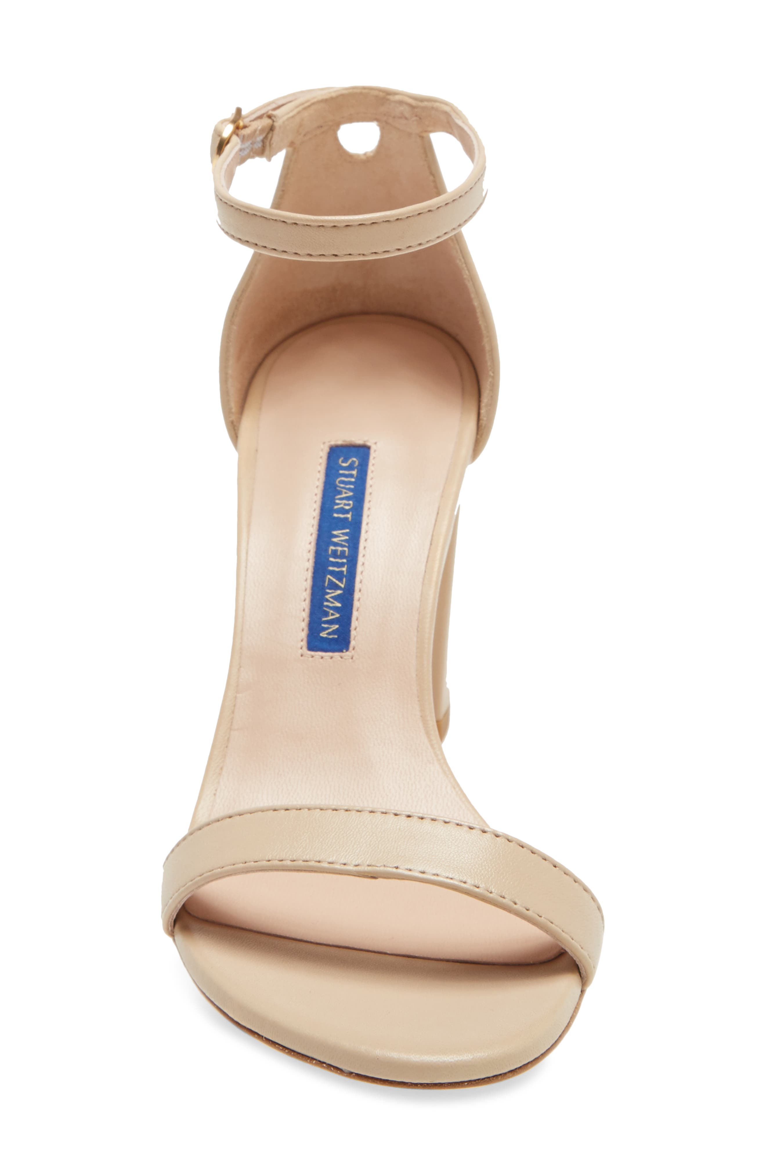 NearlyNude Ankle Strap Sandal, Alternate, color, BAMBINADNU