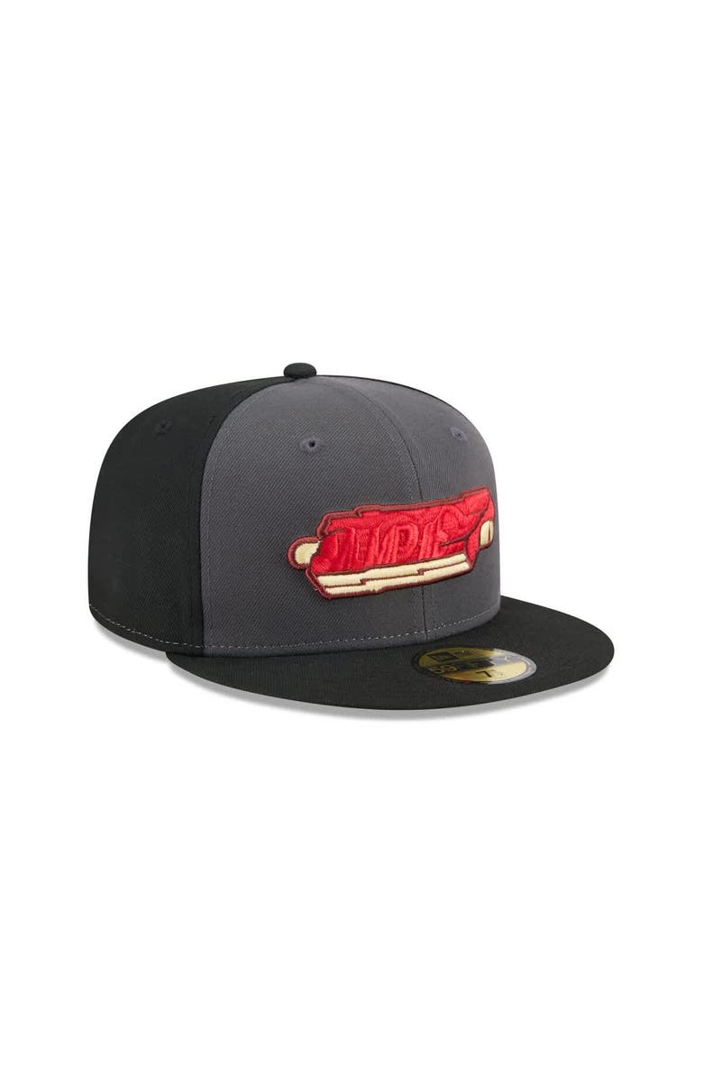 New Era Men's New Era Gray Memphis Redbirds Theme Nights 59FIFTY Fitted Hat, Alternate, color, Gray