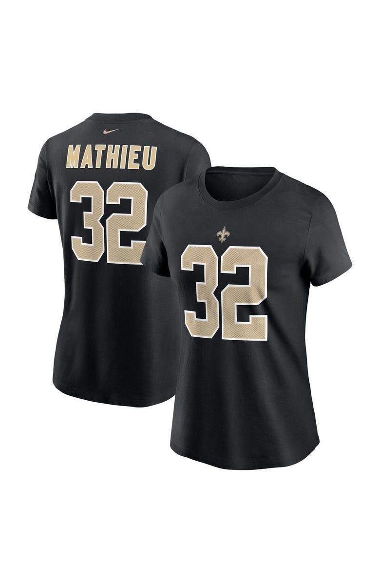 Nike Women's Nike Tyrann Mathieu Black New Orleans Saints Player Name & Number T-Shirt, Main, color, Black