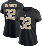Nike Women's Nike Tyrann Mathieu Black New Orleans Saints Player Name & Number T-Shirt