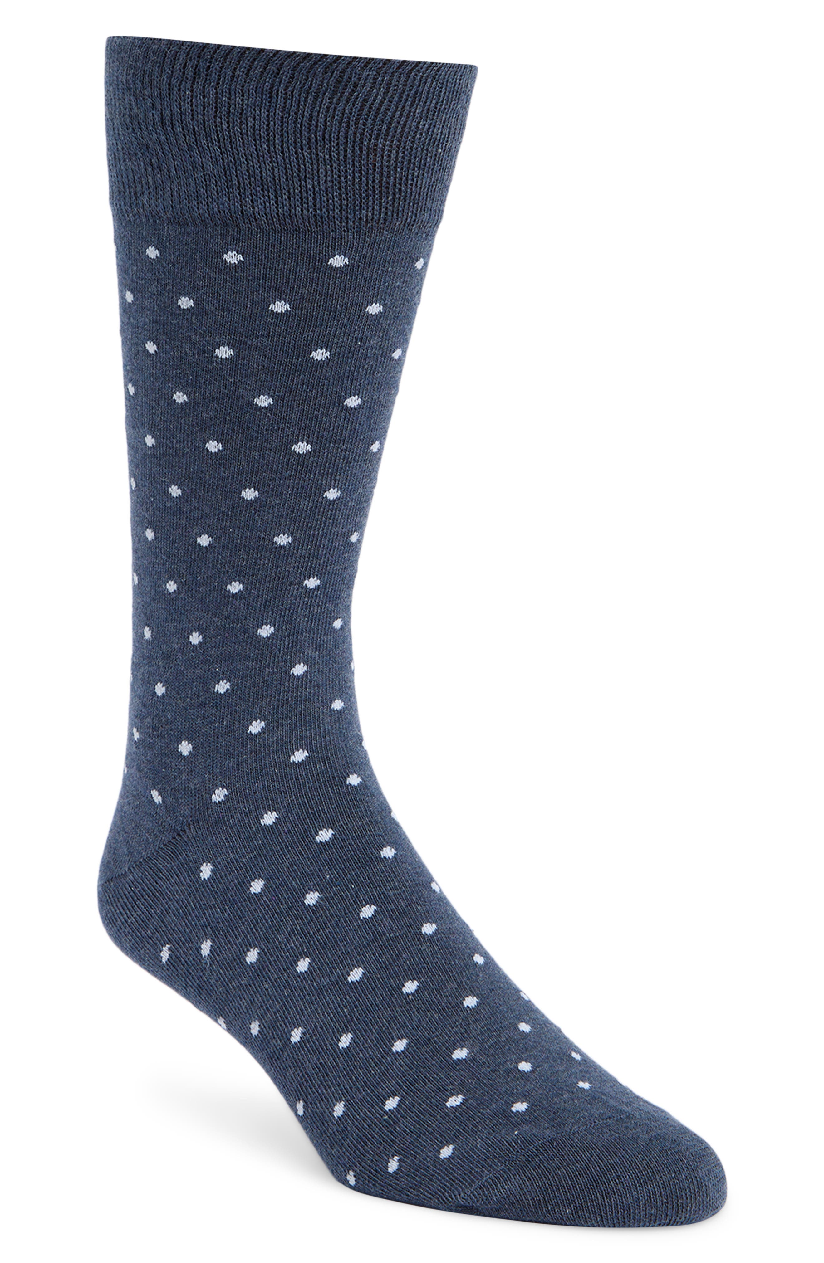 Brooks Brothers Polka Dot Dress Socks